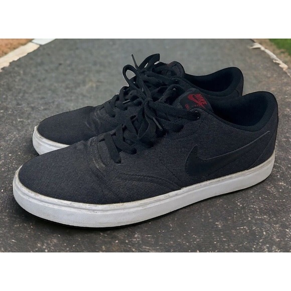 NIKE SB Check Skateboarding Dunk Shoes Black Gray Mens Size 11.5 Fast Shipping - Picture 9 of 12